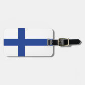 Finland label Vlag Bagagelabel (Voorkant horizontaal)