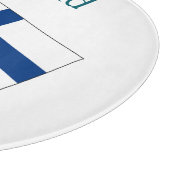 Finland Land Vlag Thunder_Cove Snijplank (Hoek)