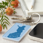 Finland ligt in mijn hart sleutelhanger (Voorkant Rechts)