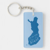 Finland ligt in mijn hart sleutelhanger (Voorkant)