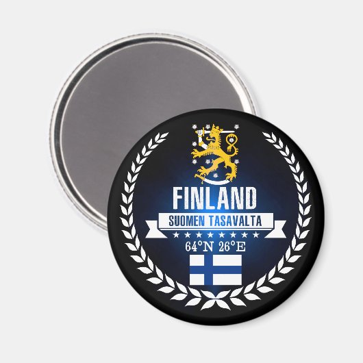 Finland Magneet (Voorkant / Achterkant)