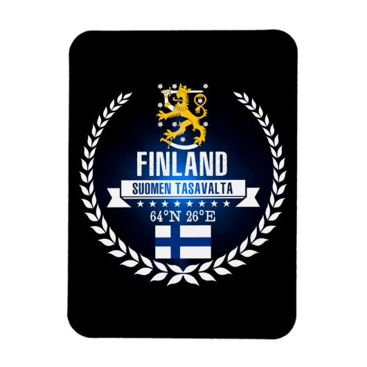 Finland Magneet (Verticaal)