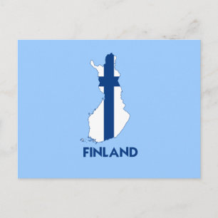 FINLAND MAP BRIEFKAART