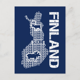  FINLAND MAP BRIEFKAART