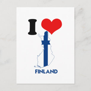 FINLAND MAP BRIEFKAART
