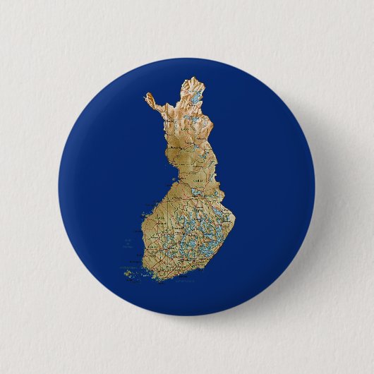 Finland Map Button (Voorkant)