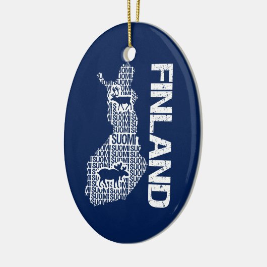 FINLAND MAP ORNAMENT (Links)