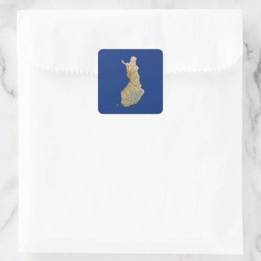Finland Map Sticker (Tas)