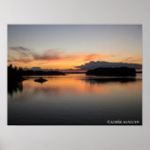 Finland Midnight Sun Poster (Voorkant)