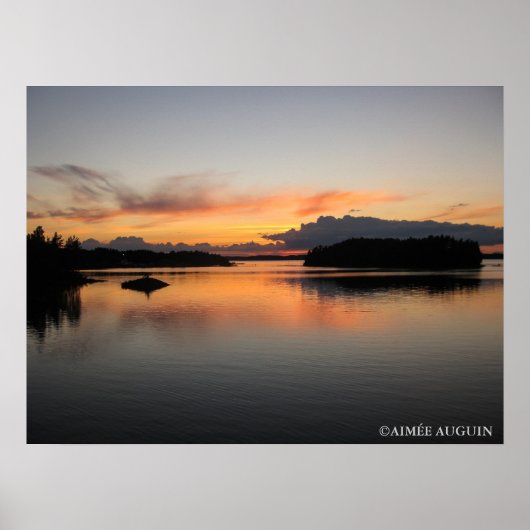 Finland Midnight Sun Poster (Voorkant)