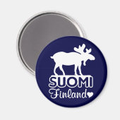 Finland Moose magneet (Voorkant / Achterkant)