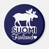 Finland Moose magneet (Voorkant)