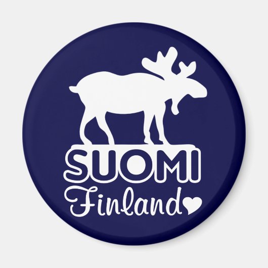Finland Moose magneet (Voorkant)