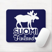 Finland Moose mousepad Muismat (Met muis)