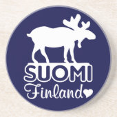 Finland Moose onderzetter (Voorkant)