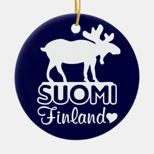 Finland Moose ornament (Voorkant)