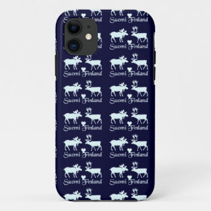 Finland Moose & Reindeer iPhone case mate