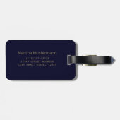 Finland Moose  Vlaggetent Retro Souvenir Bagagelabel (Achterkant horizontaal)