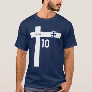 Finland Nationaal Football Team Soccer Retro Jerse T-shirt
