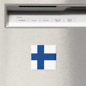 Finland National World Flag Magneet (Insitu (Vaatwasser))