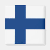Finland National World Flag Magneet (Voorkant)