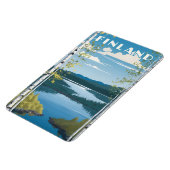 Finland Natuur Illustratie Magneet (Linkerzijde)