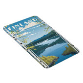 Finland Natuur Illustratie Magneet (Rechterzijde)