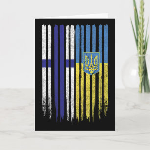 Finland Oekraine Finse Oekraïense Vlag  Kaart