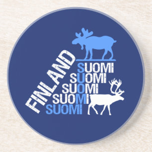 Finland onderzetter Moose & Reindester