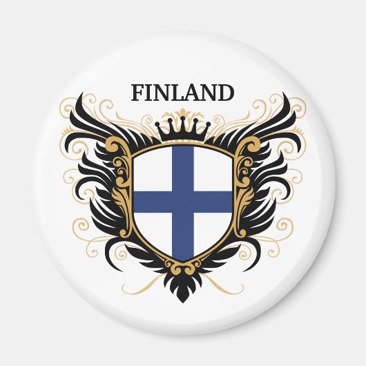 Finland [personaliseren] magneet (Voorkant)