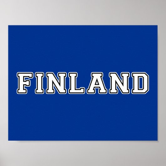 Finland Poster (Voorkant)