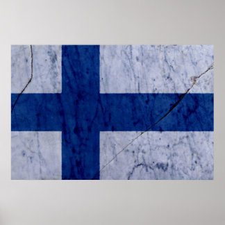 Finland Poster van de Muur van de Steen van de Vla