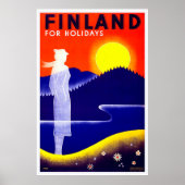 Finland Poster voor reizen (Voorkant)