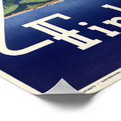 Finland - Poster voor reizen teruggezet (Hoek)