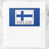 Finland Rechthoekige Sticker (Tas)