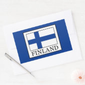 Finland Rechthoekige Sticker (Envelop)
