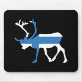 Finland Reindeer Mousepad Muismat (Voorkant)