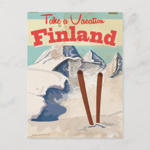 Finland reisposter Briefkaart