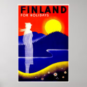  Finland reisposter Poster (Voorkant)