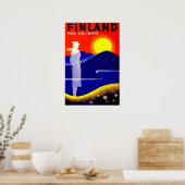  Finland reisposter Poster (Keuken)
