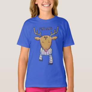 Finland rendiervesten en jassen t-shirt