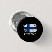 Finland Ronde Button 3,2 Cm (Voorkant /achterkant)