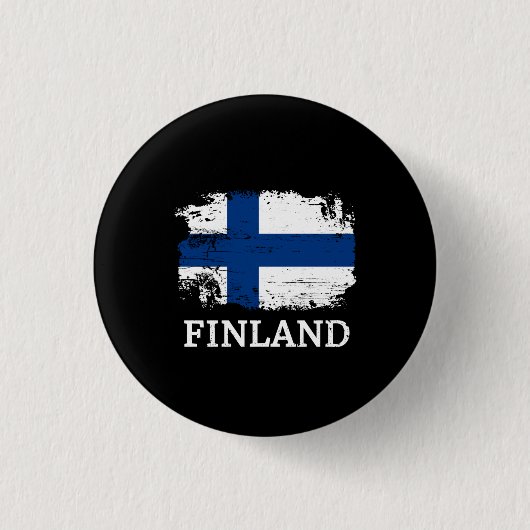 Finland Ronde Button 3,2 Cm (Voorkant)