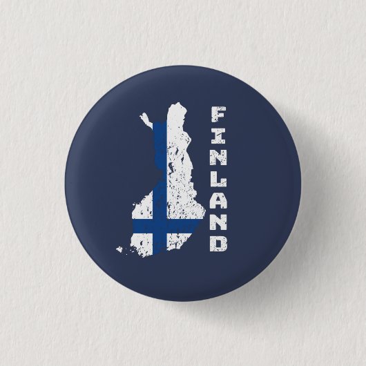 Finland Ronde Button 3,2 Cm (Voorkant)