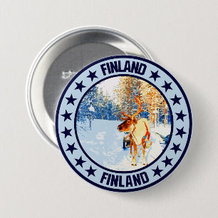 Finland Ronde Button 7,6 Cm