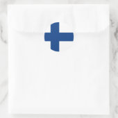 finland ronde sticker (Tas)