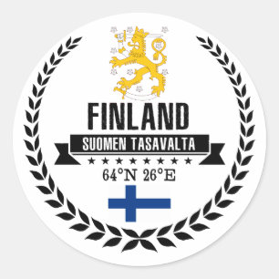 Finland Ronde Sticker