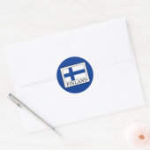 Finland Ronde Sticker (Envelop)