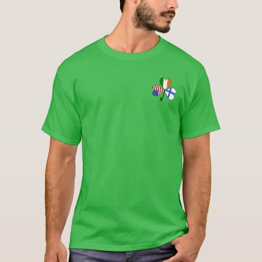 Finland Shamrock T-shirt (Voorkant)