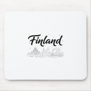 Finland Silhouette Reis Vakantie Outfits Muismat